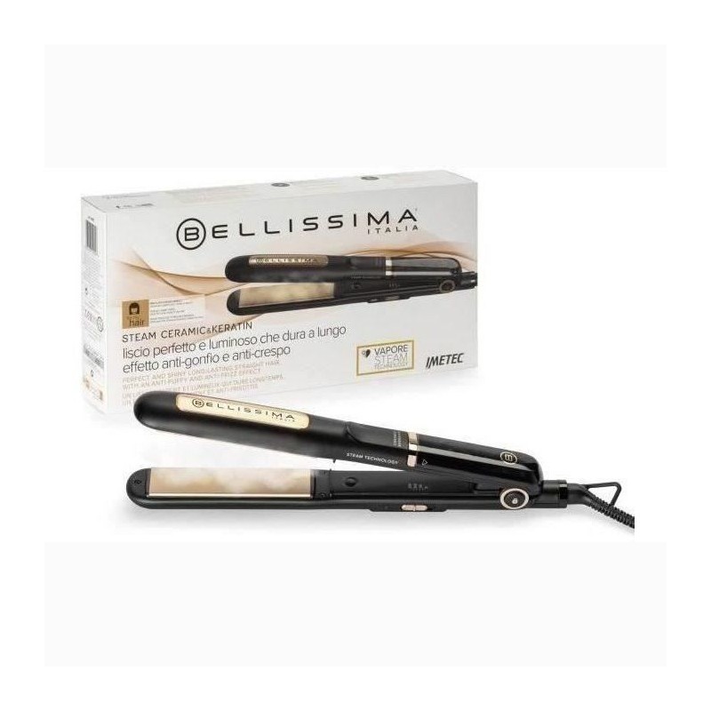 Lisseur Bellissima LISSEUR MY PRO STEAM CERAMIC & KERATIN B28 200 Lisseur Bellissima LISSEUR MY PRO STEAM CERAMIC & KERATIN B28 200