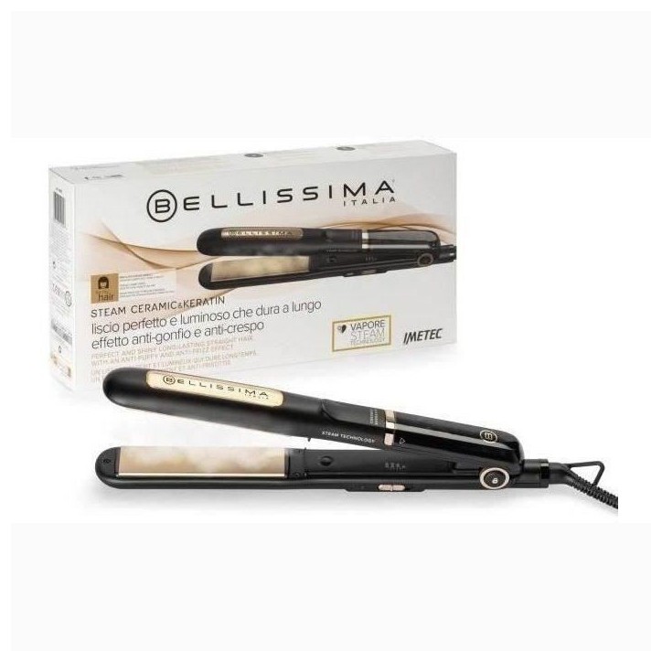 Lisseur Bellissima LISSEUR MY PRO STEAM CERAMIC & KERATIN B28 200 Lisseur Bellissima LISSEUR MY PRO STEAM CERAMIC & KERATIN B28 200