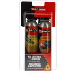 Additif kit contrôle technique moteur diesel, 2 additifs 300ml - FACO