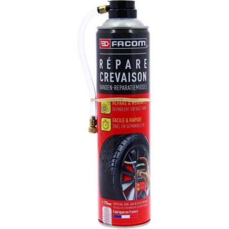 répare crevaison 600ml sans démontage - FACOM - Avec ou sans chambre