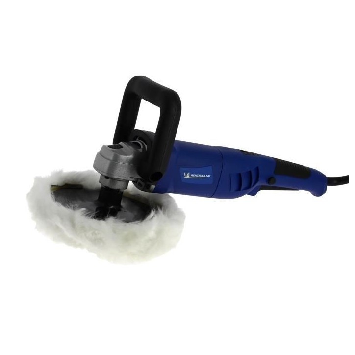 Polisheuse Pro 230V - 1100W - MICHELIN - Disque : 180 mm - Vitesse de rotation : 600-3000 t/min - démarrage progressif - Ecran Polisheuse Pro 230V - 1100W - MICHELIN - Disque : 180 mm - Vitesse de rotation : 600-3000 t/min - démarrage progressif - Ecran