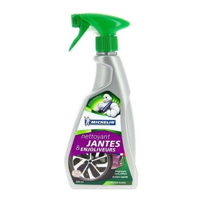 Nettoyant jantes pulvérisateur 500ml - MICHELIN - Formule Naturelle, Nettoyant jantes pulvérisateur 500ml - MICHELIN - Formule Naturelle,