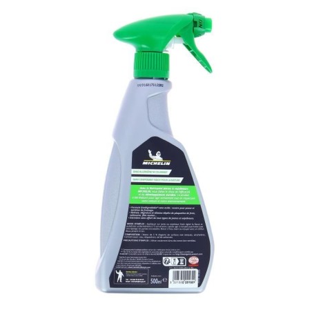 Nettoyant jantes pulvérisateur 500ml - MICHELIN - Formule Naturelle, tous types de jantes et enjoliveurs