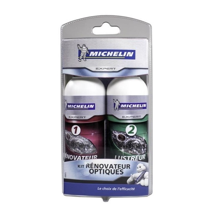 Kit EXPERT rénovation optiques de phares - MICHELIN - spécial contrôle technique - Simple et rapide Kit EXPERT rénovation optiques de phares - MICHELIN - spécial contrôle technique - Simple et rapide