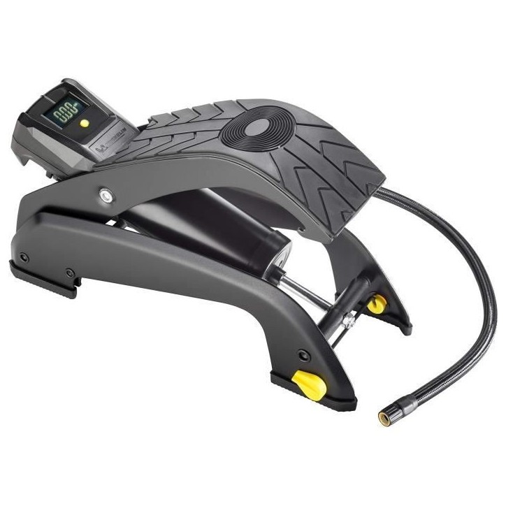 Pompe a pied a manometre digital - MICHELIN - Précision 0.05 bars jusqu'a 7 bars.