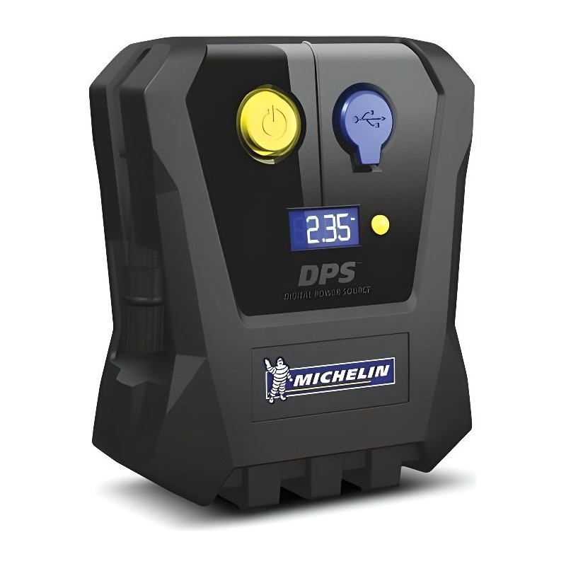 Compresseur mini 12V digital - MICHELIN - Gonflage de 0.05 bars jusqu' Compresseur mini 12V digital - MICHELIN - Gonflage de 0.05 bars jusqu'