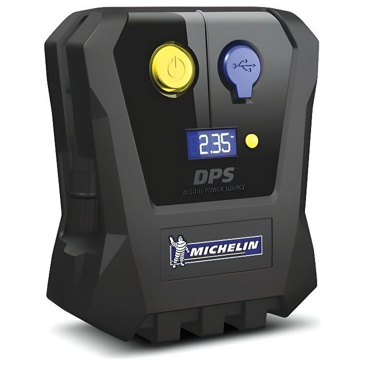Compresseur mini 12V digital - MICHELIN - Gonflage de 0.05 bars jusqu'a 3.5 bars Compresseur mini 12V digital - MICHELIN - Gonflage de 0.05 bars jusqu'a 3.5 bars