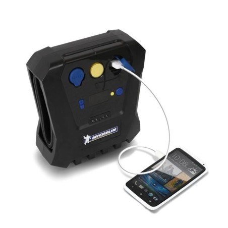 Compresseur programmable 12V de 0.05 bars a 7 bars - MICHELIN - Programmable - voiture, moto, vélo, ballons, matelas pneumatiqu