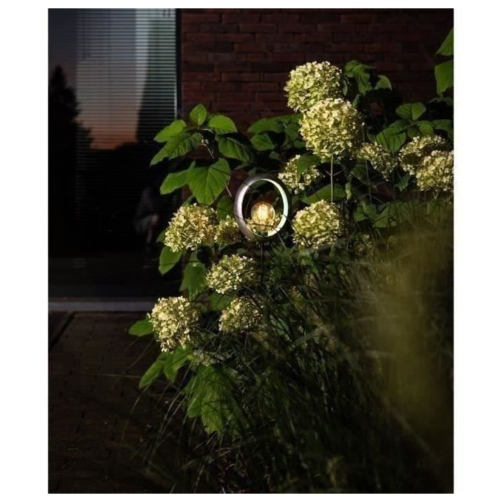 Lanterne solaire - GARDEN ID Lagune - Ø16 h80 cm - Autonomie 6-8h - Bouton on/off - Pile AAA rechargeable. Lanterne solaire - GARDEN ID Lagune - Ø16 h80 cm - Autonomie 6-8h - Bouton on/off - Pile AAA rechargeable.
