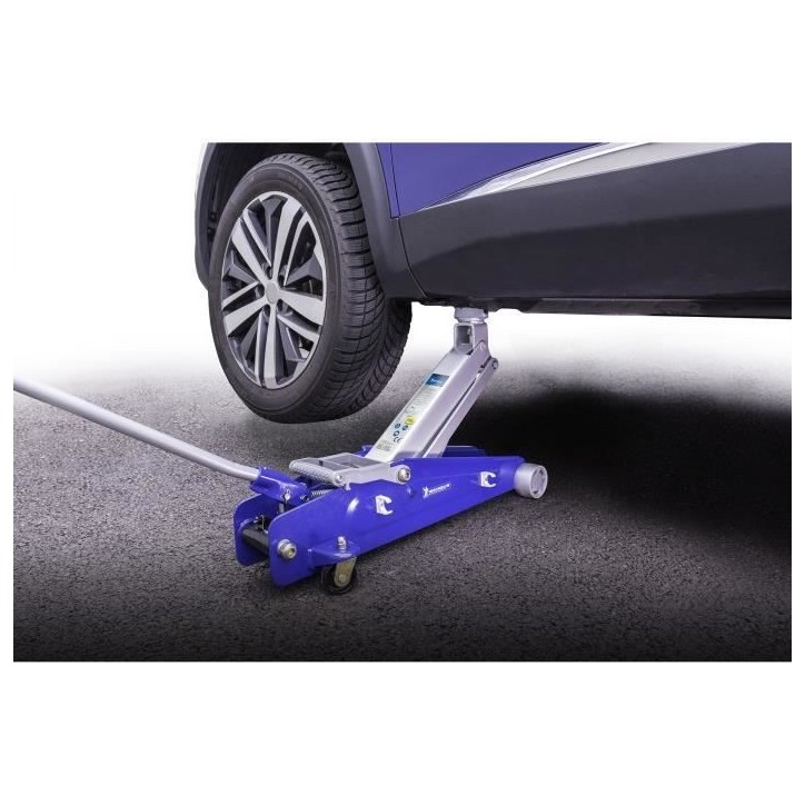 Cric hydraulique rouleur SUV 2,25T - MICHELIN - levage 150 mm a 530 mm Cric hydraulique rouleur SUV 2,25T - MICHELIN - levage 150 mm a 530 mm