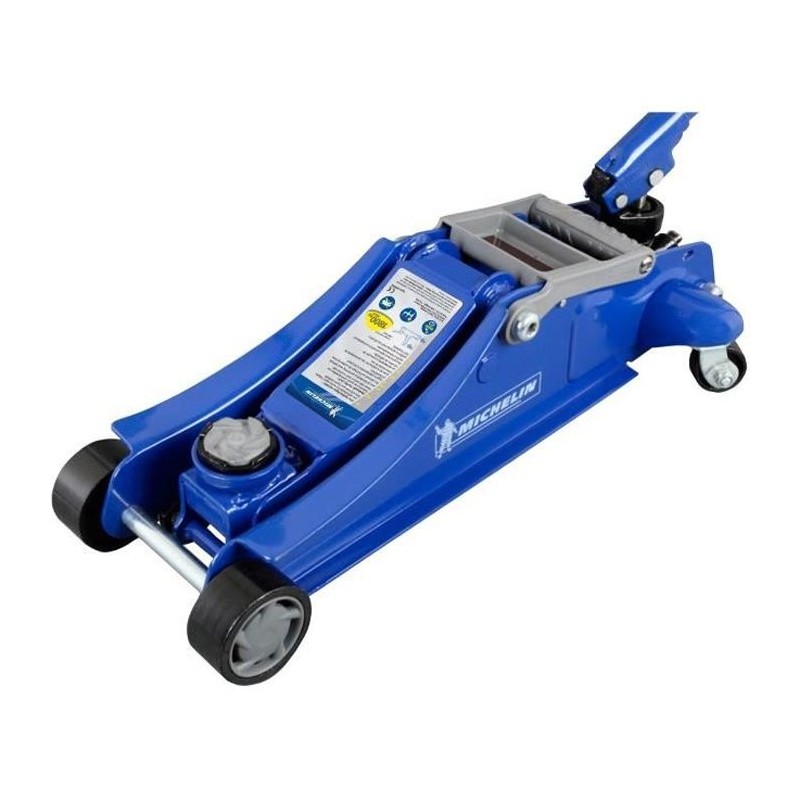 Cric hydraulique rouleur levage maximum 1.8T hauteur 105mm a 350mm - M