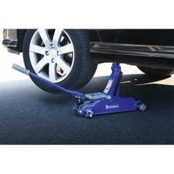 Cric hydraulique rouleur levage maximum 1.8T hauteur 105mm a 350mm - M
