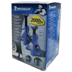 Chandelles a crémaillere Maxi 2 T hauteur 280 a 415mm - MICHELIN - Bl