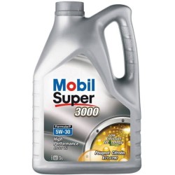 Huile moteur 5W-30 Synthétique - MOBIL - Super 3000 - Formula-P -bido