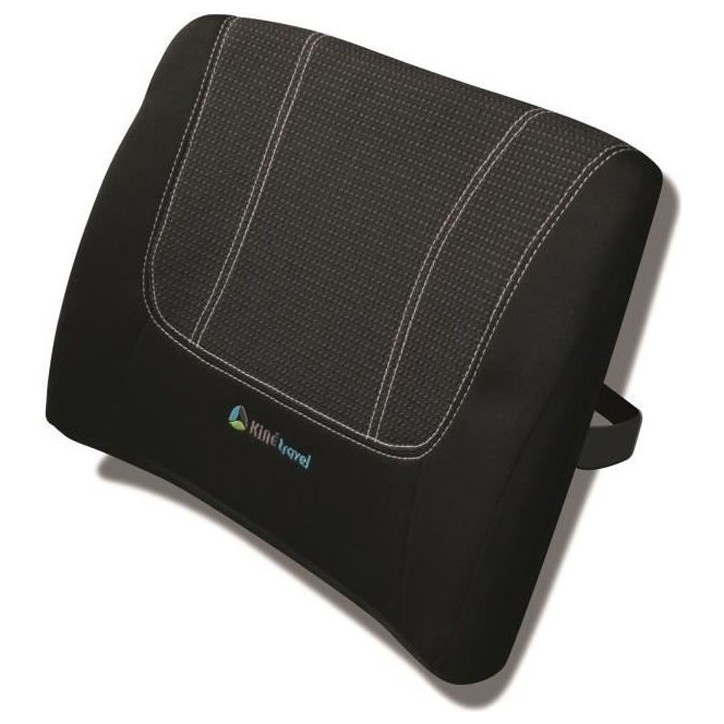 Coussin lombaire ergonomique confort - KINE TRAVEL - 41.5 x 40 x 9/2 cm - développés, testés par un kiné spécialiste du dos Coussin lombaire ergonomique confort - KINE TRAVEL - 41.5 x 40 x 9/2 cm - développés, testés par un kiné spécialiste du dos