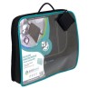 Coussin lombaire ergonomique confort - KINE TRAVEL - 41.5 x 40 x 9/2 c