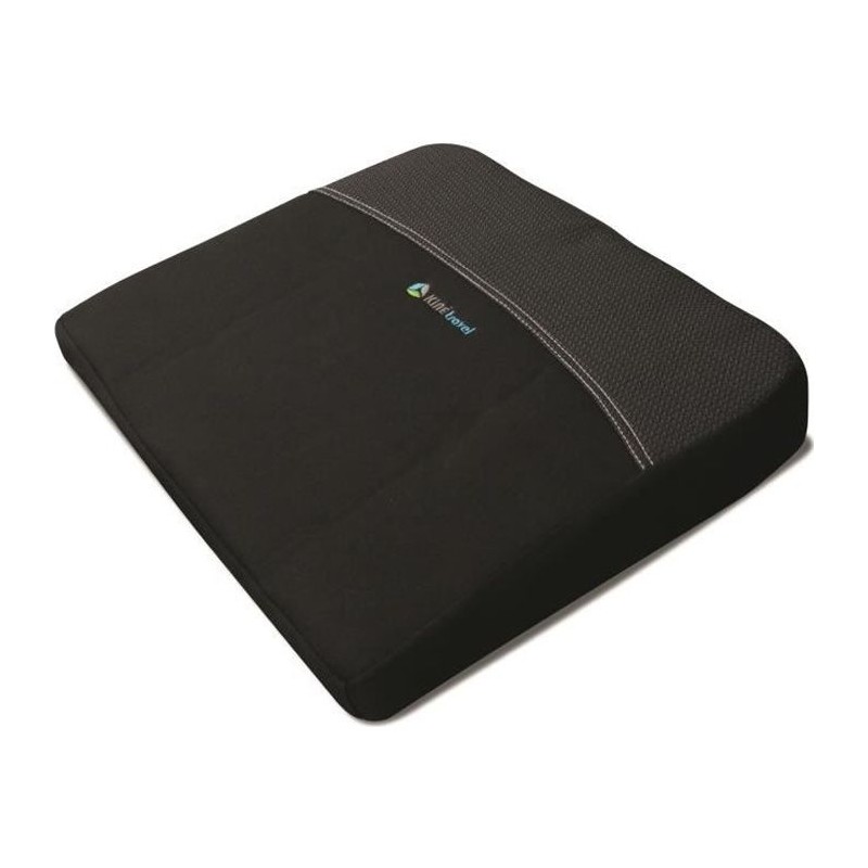 Coussin correcteur assise auto en mousse 38,5 x 32 x 7/4,5 cm - KINE T Coussin correcteur assise auto en mousse 38,5 x 32 x 7/4,5 cm - KINE T
