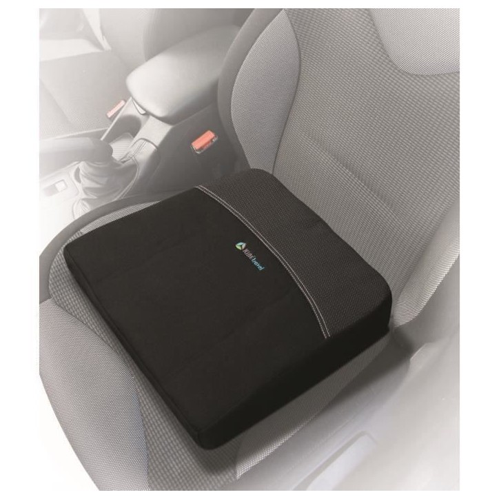 Coussin correcteur assise auto en mousse 38,5 x 32 x 7/4,5 cm - KINE TRAVEL - développés et testés avec un kiné Coussin correcteur assise auto en mousse 38,5 x 32 x 7/4,5 cm - KINE TRAVEL - développés et testés avec un kiné