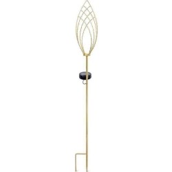 Lanterne solaire - GARDEN ID Épi Doré - Ø11 h81 cm - Autonomie 6-8h