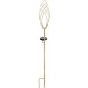 Lanterne solaire - GARDEN ID Épi Doré - Ø11 h81 cm - Autonomie 6-8h