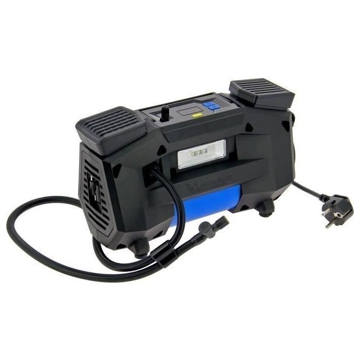 Compresseur 230V - MICHELIN - gonflage de 0.05 bars jusqu'a 7 bars - HAUT DEBIT - Moteur DIRECT DRIVE Compresseur 230V - MICHELIN - gonflage de 0.05 bars jusqu'a 7 bars - HAUT DEBIT - Moteur DIRECT DRIVE