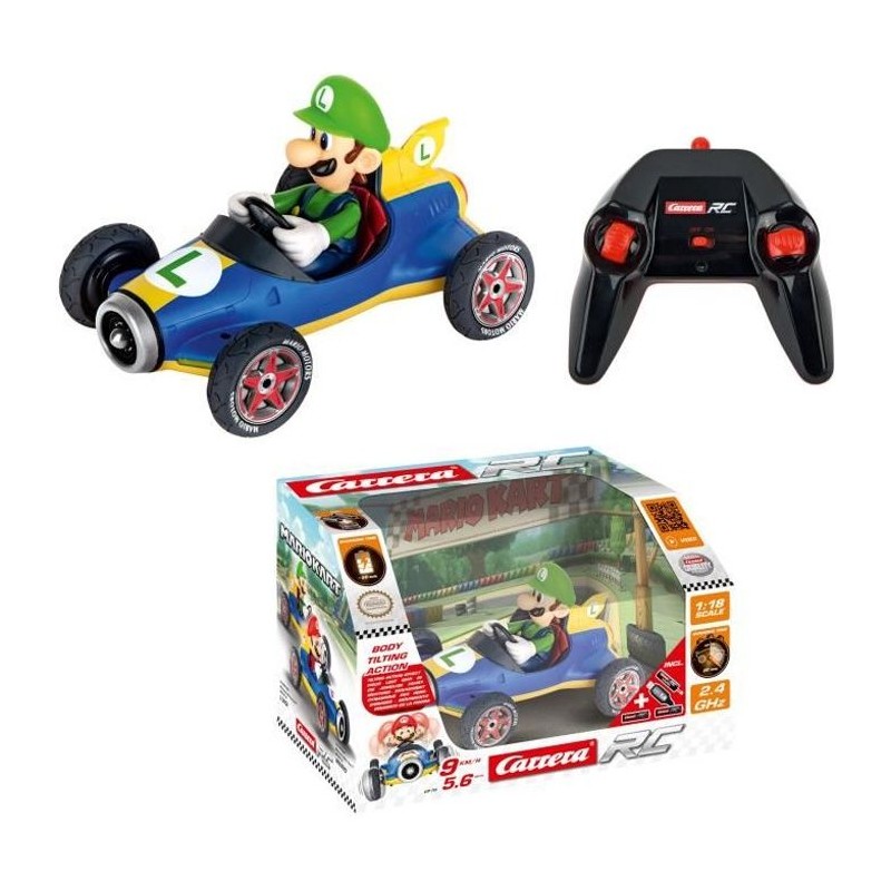 CARRERA-TOYS - 2,4GHz Mario Kart™ Mach 8, Luigi CARRERA-TOYS - 2,4GHz Mario Kart™ Mach 8, Luigi