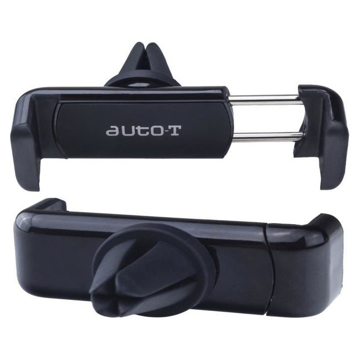 Support smartphones sur aérateurs de voiture - AUTO T - vertical ou horizontal - smartphones de 55 mm a 80mm Support smartphones sur aérateurs de voiture - AUTO T - vertical ou horizontal - smartphones de 55 mm a 80mm