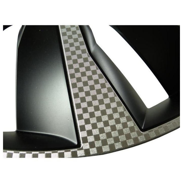 Lot de 4 Enjoliveurs 16 pouces - WRC - Bicolor noir & Carbon Style - facile a installer Lot de 4 Enjoliveurs 16 pouces - WRC - Bicolor noir & Carbon Style - facile a installer