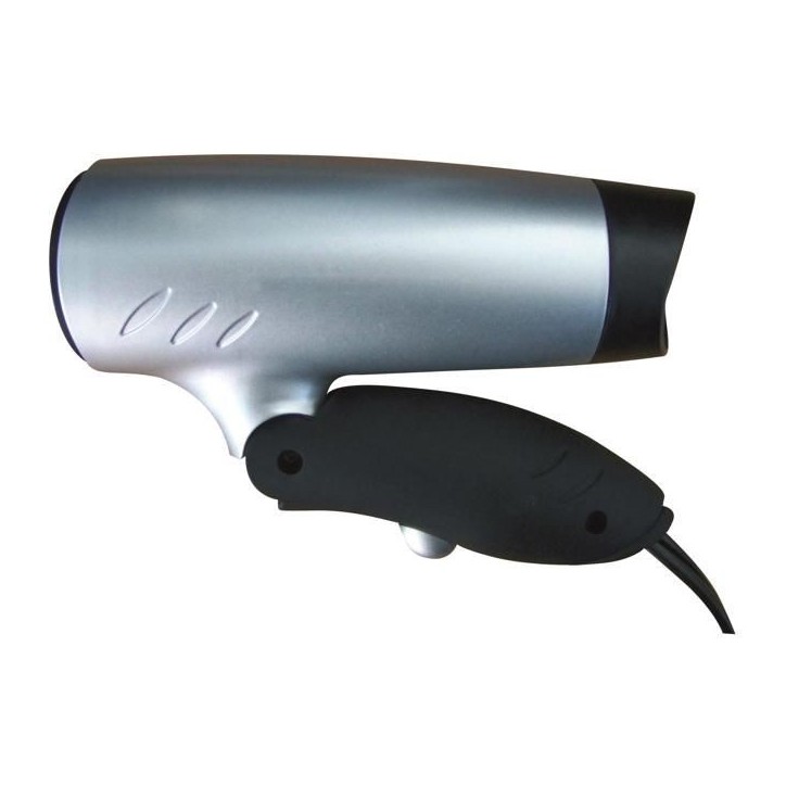 Seche-cheveux - INCASA - 1,50 m - 180 W - Fonction chaud et froid - Branchement sur prise allume-cigare Seche-cheveux - INCASA - 1,50 m - 180 W - Fonction chaud et froid - Branchement sur prise allume-cigare