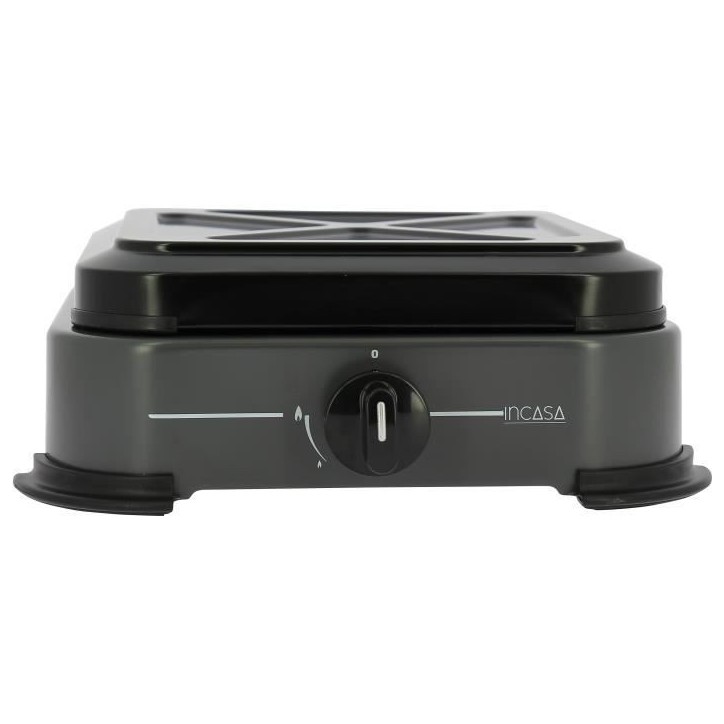 Réchaud a gaz d'extérieur 1 feu - INCASA - 016464 - 2,2 kW - Noir - Camping