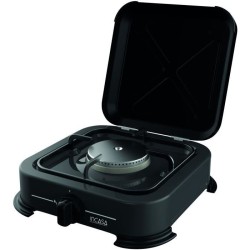 Réchaud a gaz d'extérieur 1 feu - INCASA - 016464 - 2,2 kW - Noir -