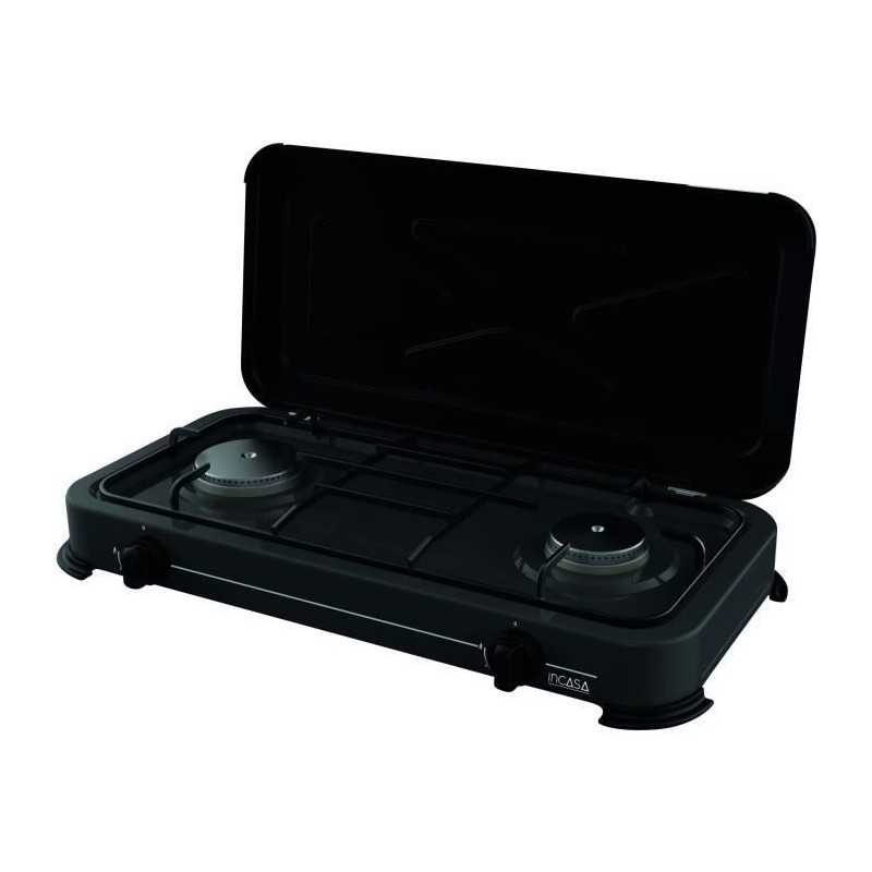 Réchaud a gaz - INCASA - 016465 - 2 feux - Puissance 3,4 kW - Dimensi Réchaud a gaz - INCASA - 016465 - 2 feux - Puissance 3,4 kW - Dimensi