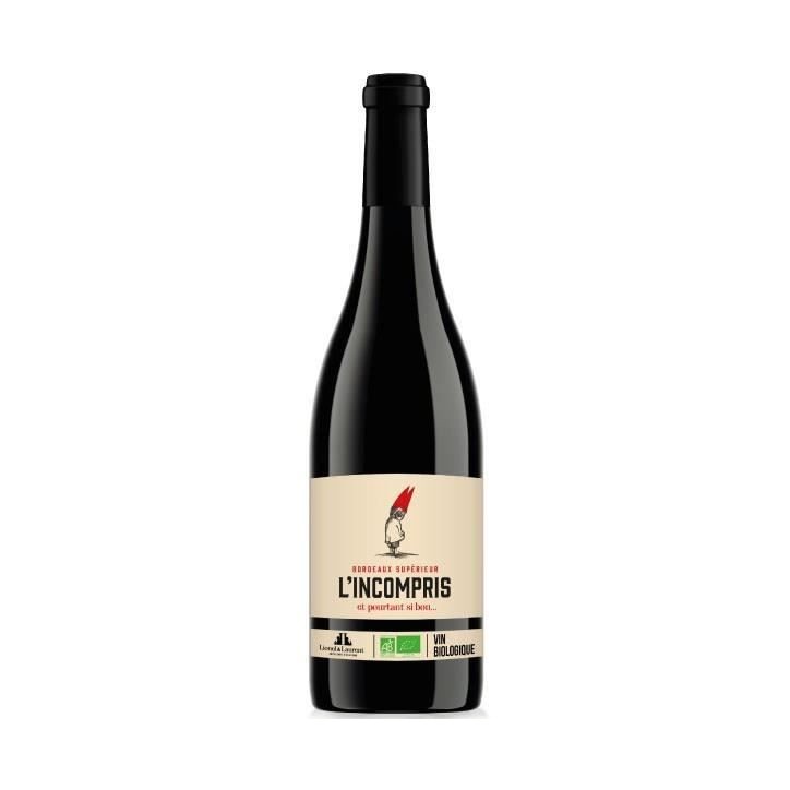 L'Incompris 2020 Bordeaux Supérieur - Vin rouge de Bordeaux - Bio