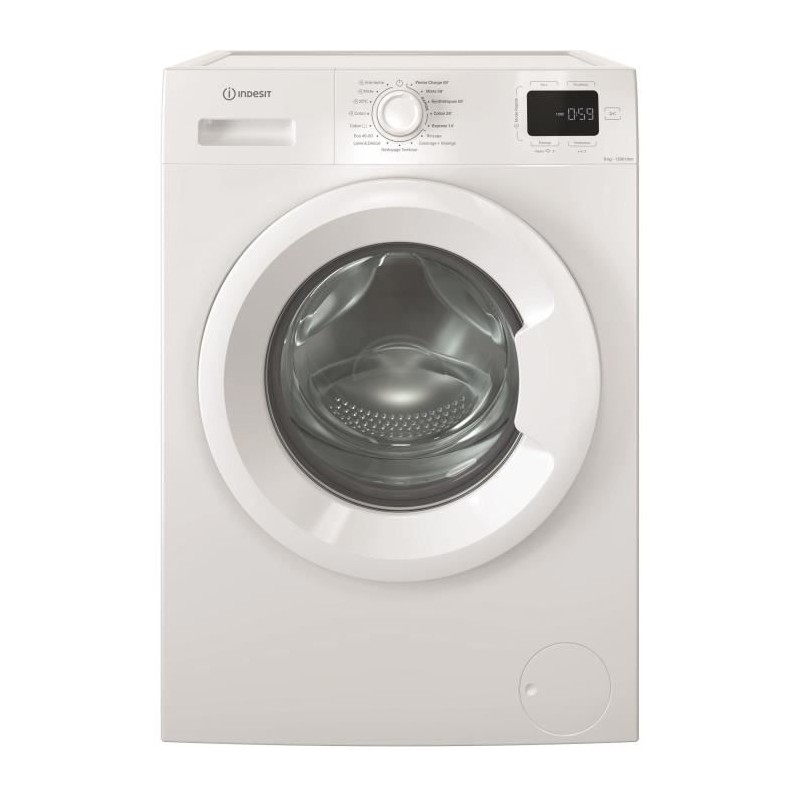Lave-linge hublot INDESIT IMW862MYTIMEFR MyTime - 8 kg - Induction - L