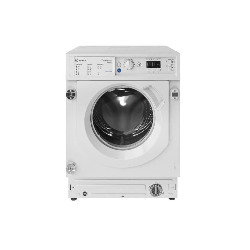 Lave-linge séchant encastrable INDESIT - BIWDIL861485EU - 8 / 6 kg - Lave-linge séchant encastrable INDESIT - BIWDIL861485EU - 8 / 6 kg -