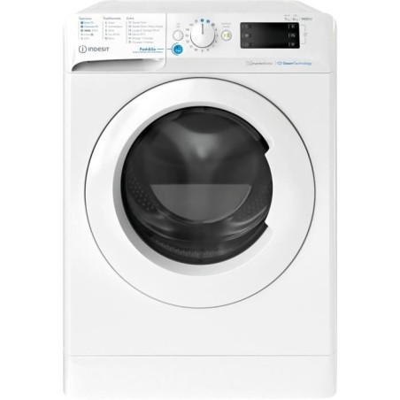 Lave-linge séchant INDESIT BDE76435WVFR - 7 / 6 kg - Induction - L60c