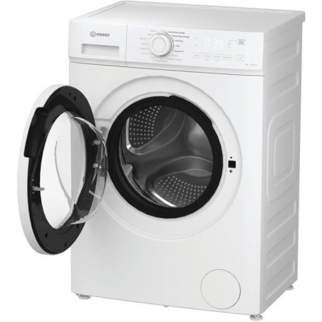 Lave-linge hublot INDESIT IMA762MYTIMEFR - 7 kg - Induction - 1200 trs/min - Push&Go - Classe A - Blanc