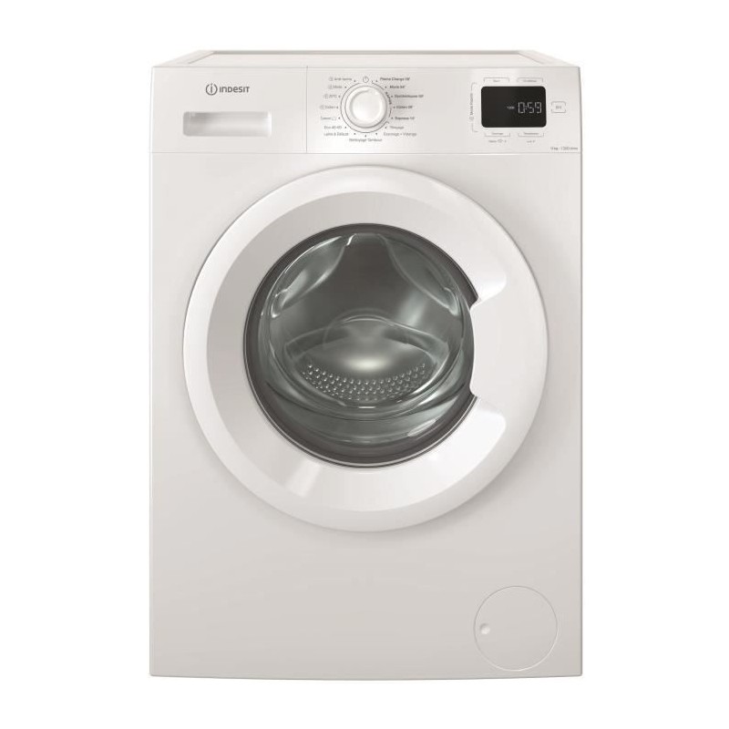 Lave-linge hublot INDESIT IM962MYTIMEFR MyTime - 9 kg - Induction - L6
