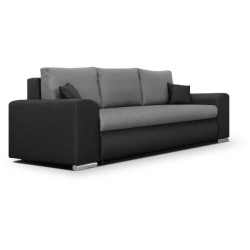 Canapé convertible avec coffre de rangement 3 places - INDIAN - Tissu