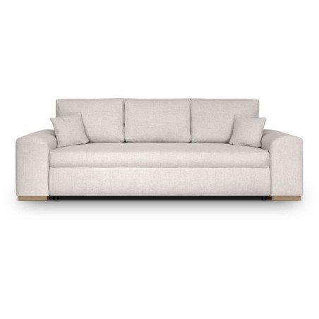 Canapé convertible avec coffre de rangement 3 places - INDIAN - Tissu