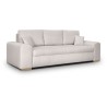 Canapé convertible avec coffre de rangement 3 places - INDIAN - Tissu