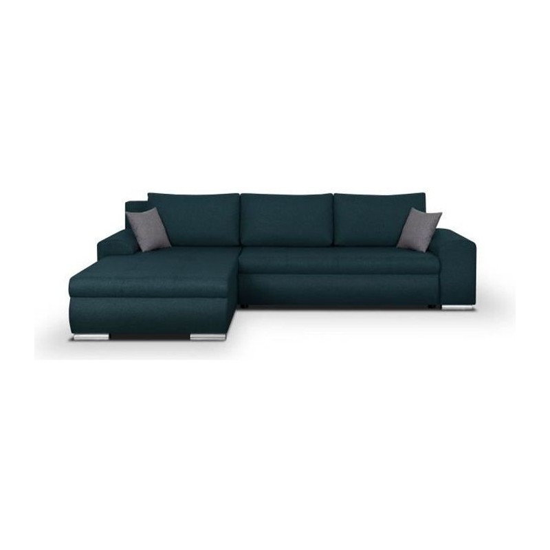 Canapé d'angle convertible réversible + coffre de rangement - Tissu Canapé d'angle convertible réversible + coffre de rangement - Tissu