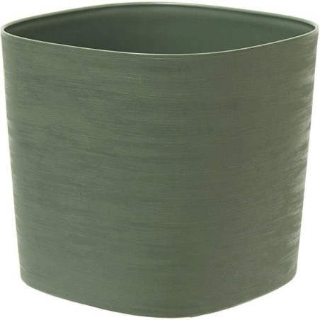 Pot avec réserve d'eau - GARDEN ID Respect - Vert de gris 30 x 30 cm