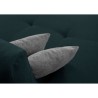 Canapé d'angle convertible réversible + coffre de rangement - Tissu