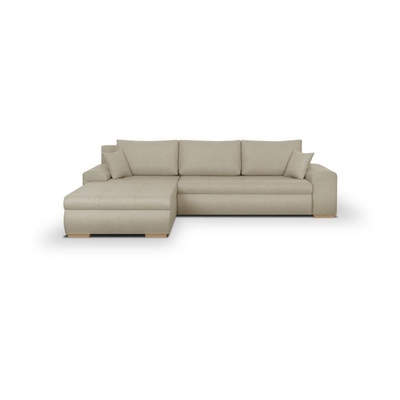 Canapé d'angle convertible réversible + coffre de rangement - Tissu Canapé d'angle convertible réversible + coffre de rangement - Tissu