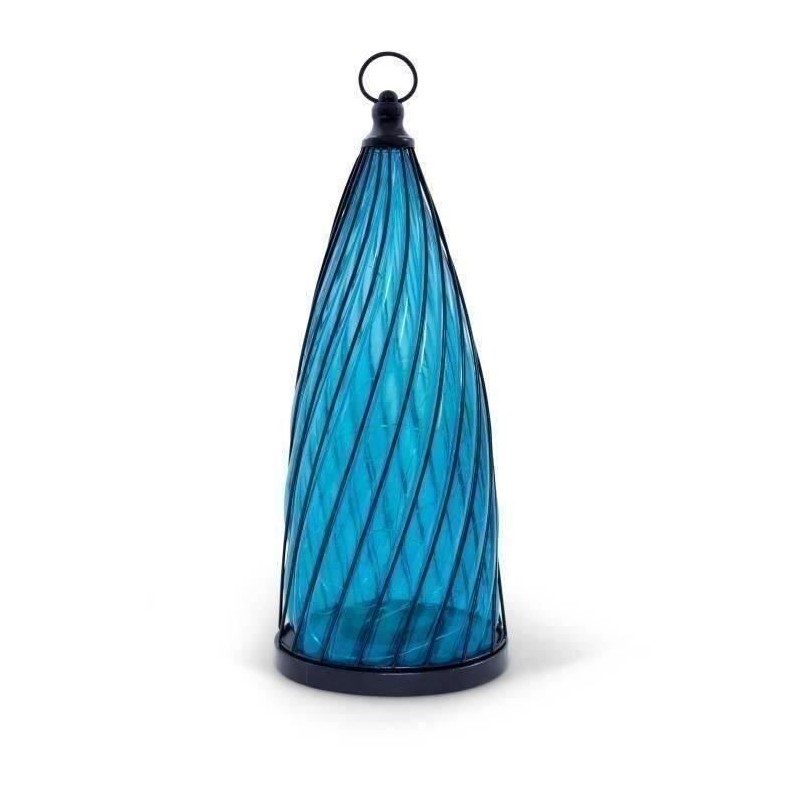 Lanterne solaire - GARDEN ID Blue Dome - Ø17 H40 cm - Autonomie 6-8h Lanterne solaire - GARDEN ID Blue Dome - Ø17 H40 cm - Autonomie 6-8h