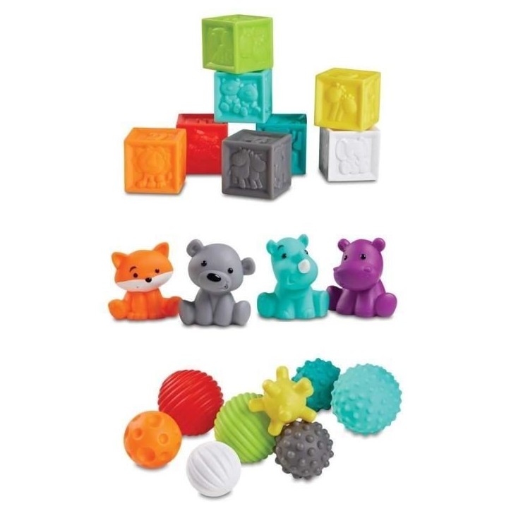 Set sensoriel INFANTINO 20 pieces