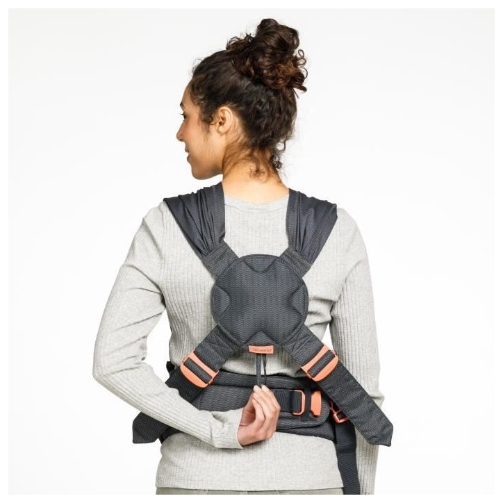 Porte bébé INFANTINO HUG&CUDDLE - A enfiler - 3 a 11,8 kg - Systeme écharpe de portage - Des la naissance