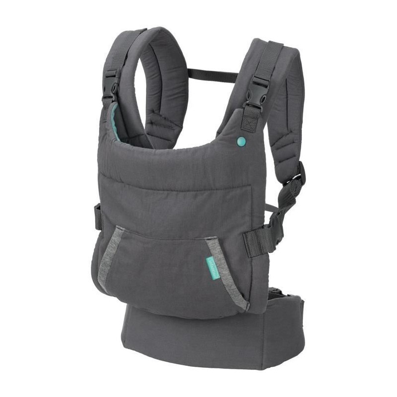Porte-Bébé INFANTINO Cuddle Up Ourson - 2 modes : ventral face et do Porte-Bébé INFANTINO Cuddle Up Ourson - 2 modes : ventral face et do