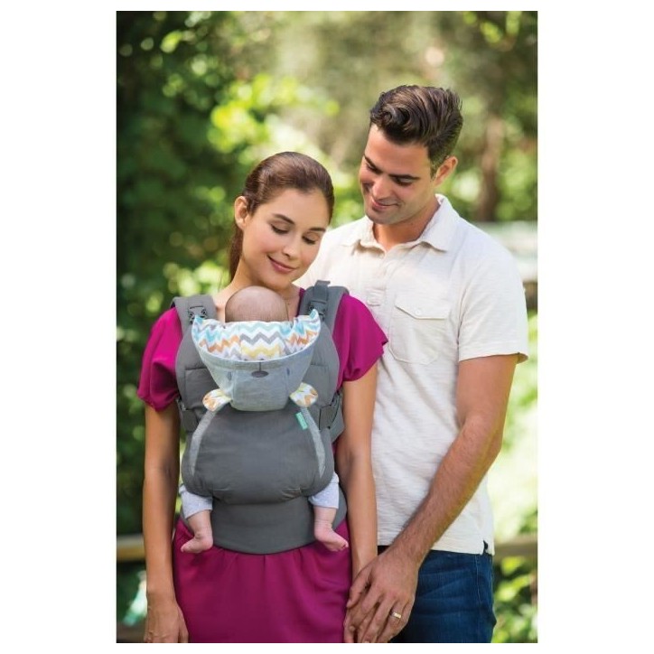 Porte-Bébé INFANTINO Cuddle Up Ourson - 2 modes : ventral face et dorsal Porte-Bébé INFANTINO Cuddle Up Ourson - 2 modes : ventral face et dorsal